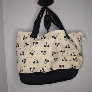 Disney Mickey Mouse Black and Cream Tote Bag
